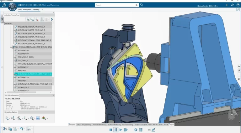 DELMIA 多轴机器仿真