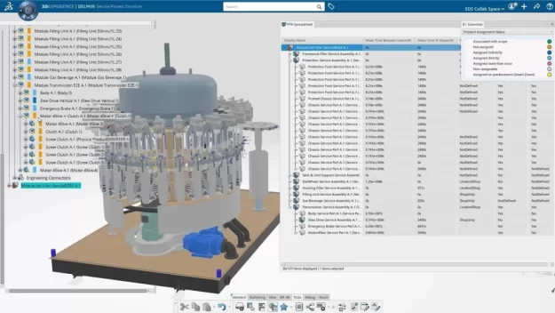 DELMIA 服务流程结构