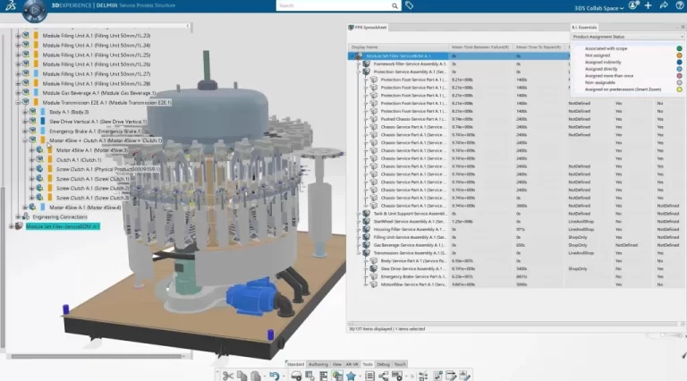 DELMIA 服务流程结构